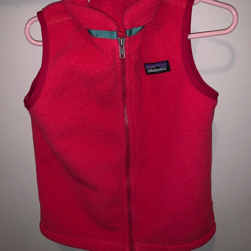 Pink Toddler Patagonia vest